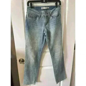 Levis Jeans Womens Size 4/27 Bold Curve Modern Rise Straight Stretch Blue Denim